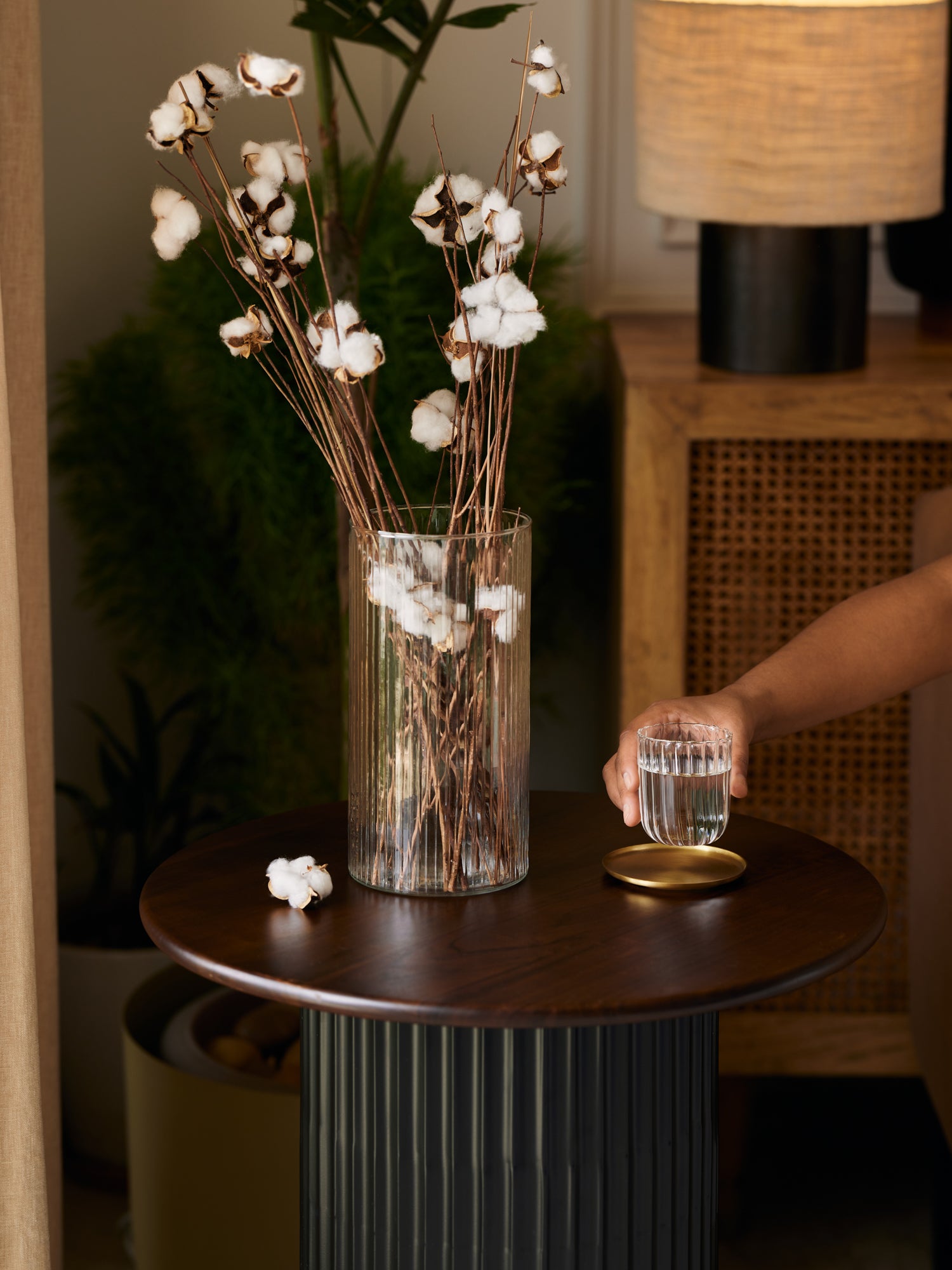 Vertical Strips Side Table - Image 4